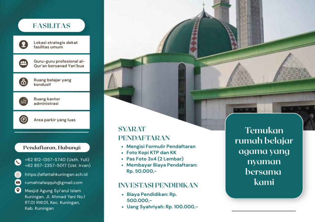 Brosur Rumah Tafaqquh SI 2 - 2